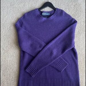 Purple Crew Neck Sweater
